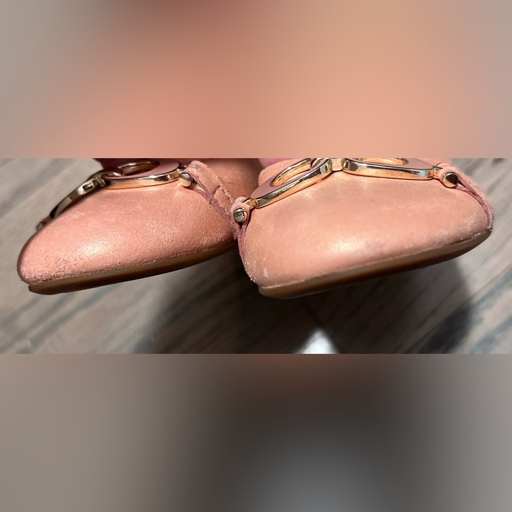 Coach ballet flats women’s shoes size 6 pale pink slip on - Picture 12 of 13